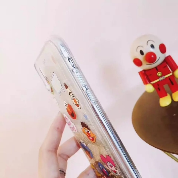 Cartoon cute sesame street silver quicksand Cases - Picture 3 of 5